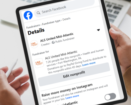 Facebook Fundraiser