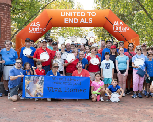 Team poses for a photo at the Delaware ALS United Walk. Team poses for a photo at the Delaware ALS United Walk.
