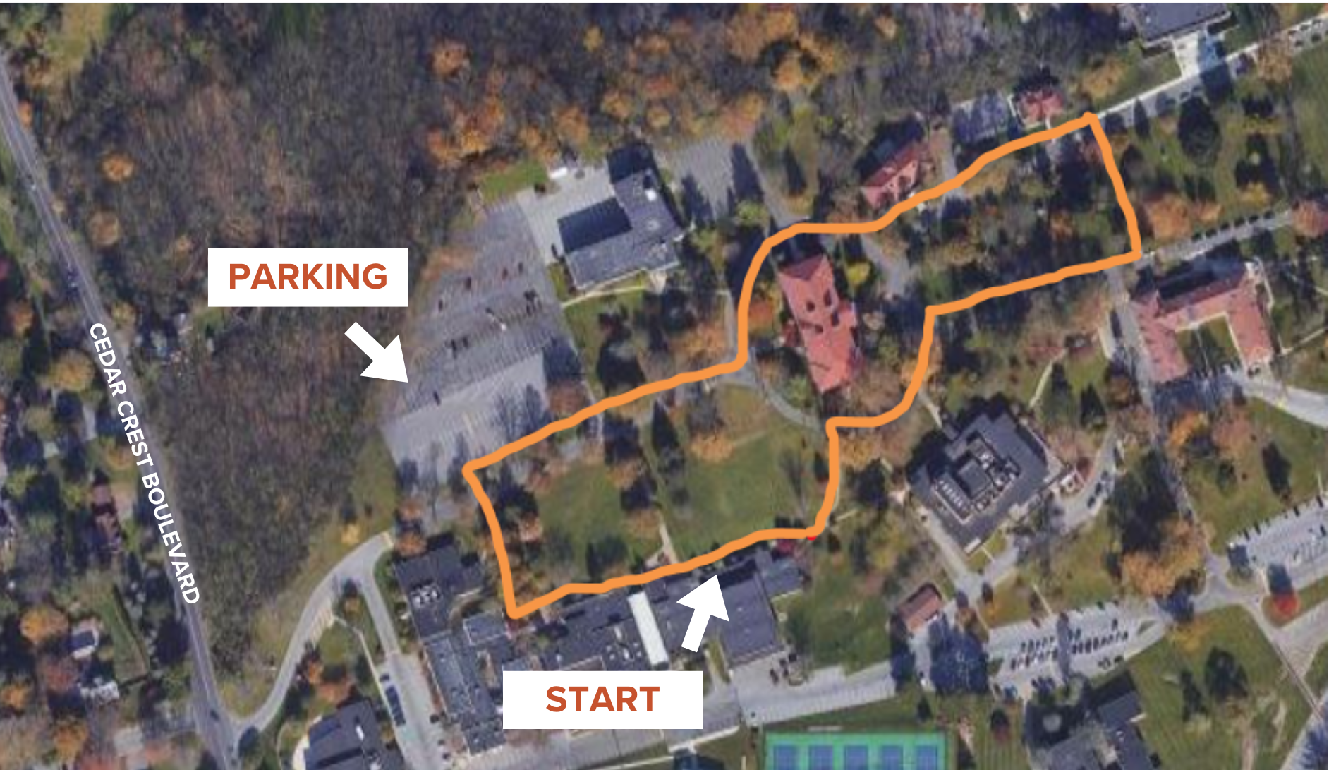 2025 Lehigh Valley Walk Route
