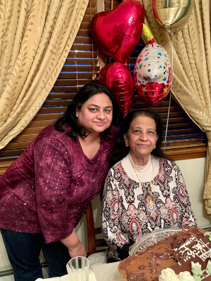 Mom and me on her 70th - the last we were able to share.