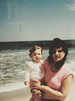 me + mama, summer 1988