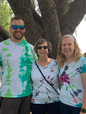 Brian, Mom and I (ALS Walk 2023)