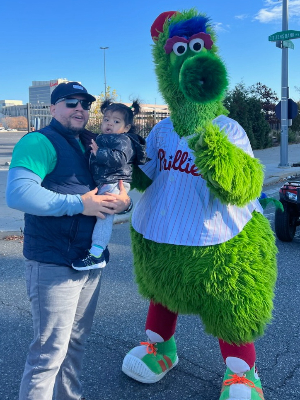 The Phanatic Wears Green for our Team!!